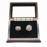 NFL 1969 2019 Kansas City Chiefs Super Bowl Championship Replica Fan Rings with Wooden Display Case Set
